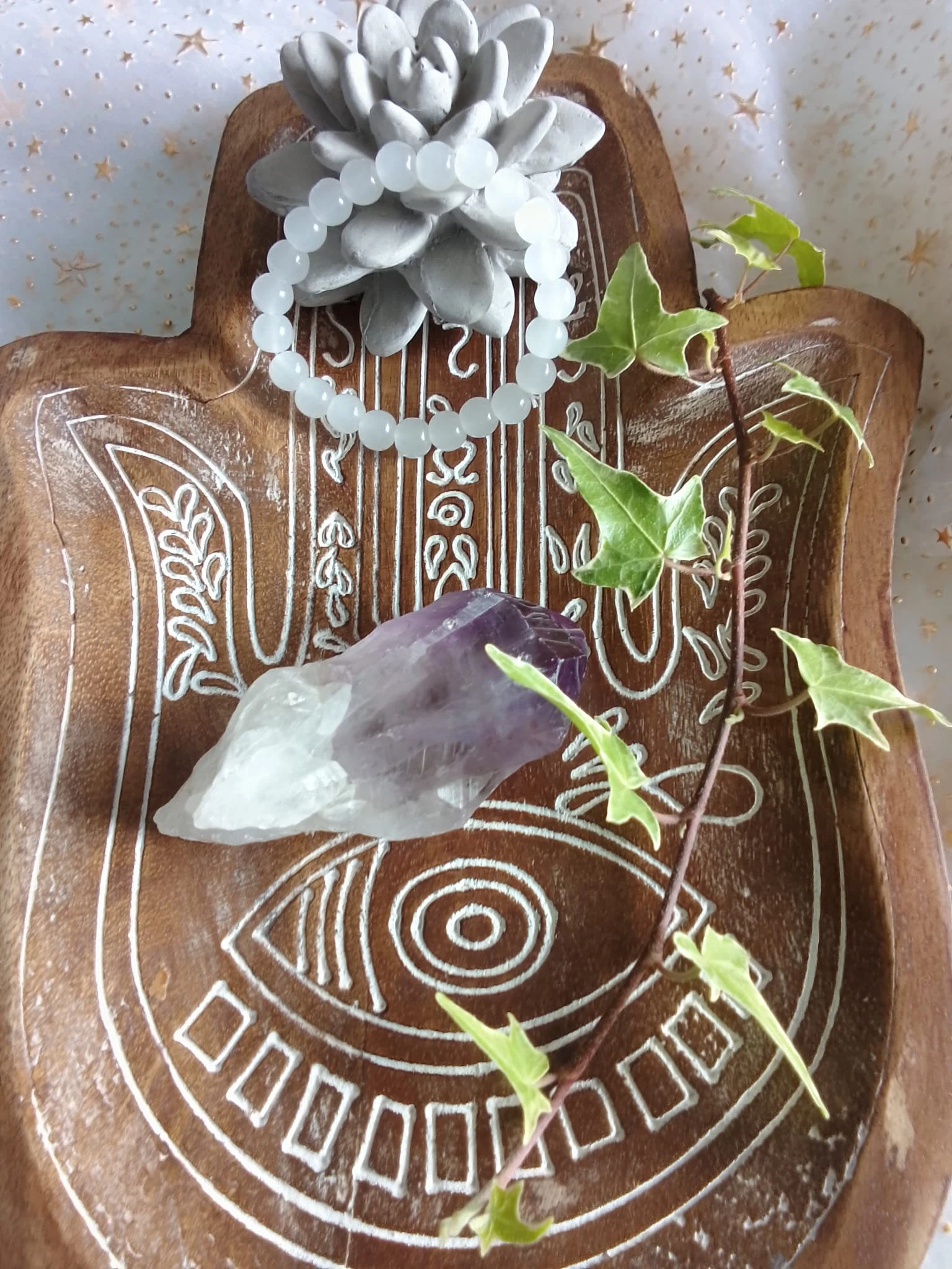 Pulseira Pureza & Elevação – Selenite
