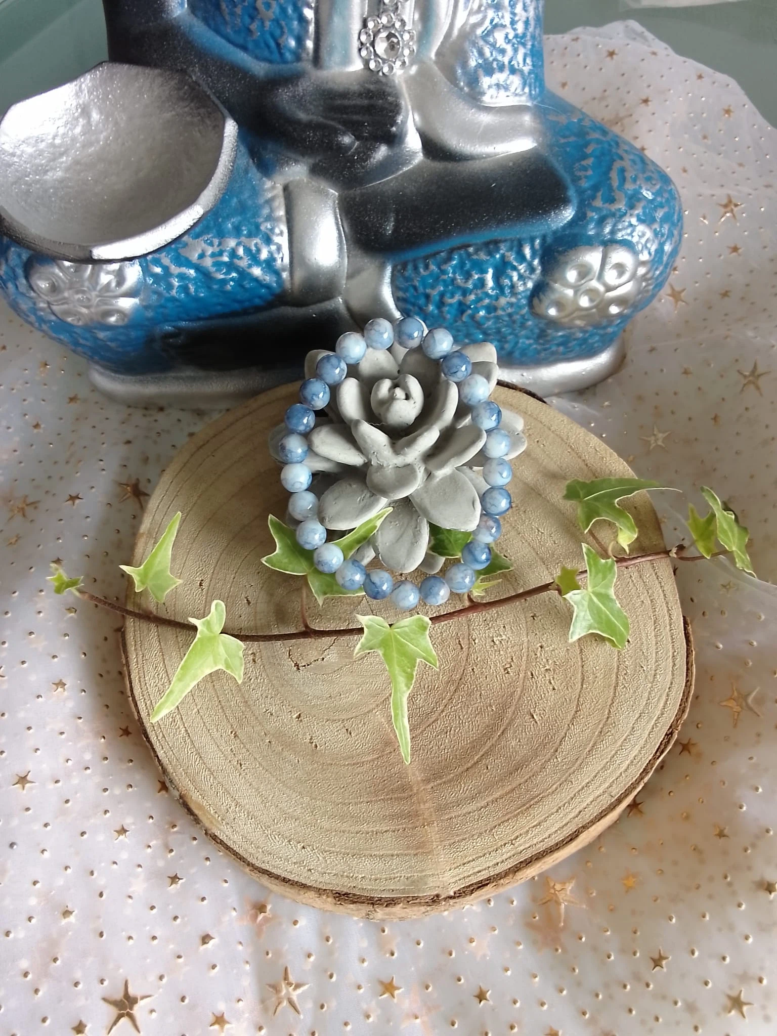 Pulseira Serenidade & Intuição – Sodalite