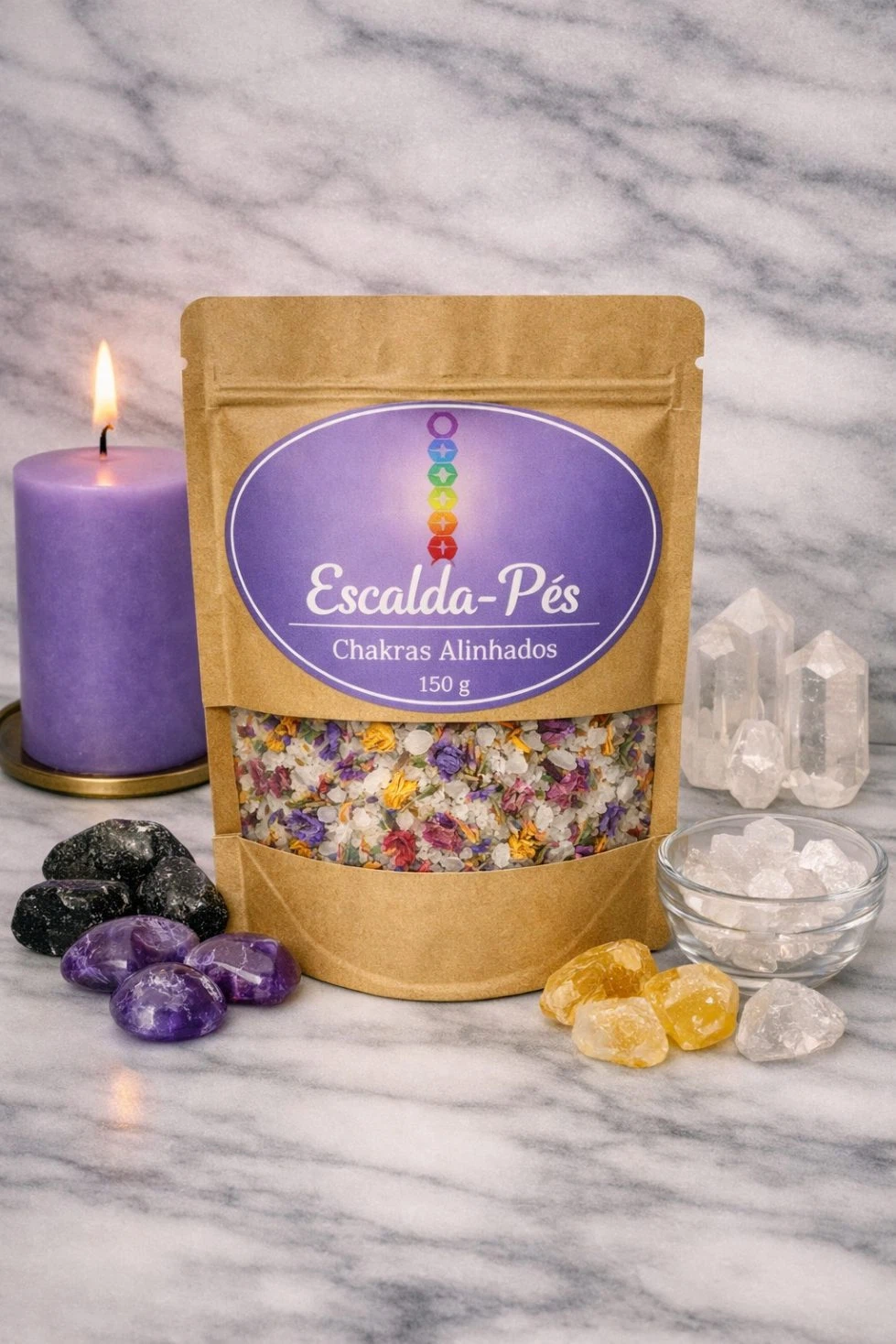 Escalda-Pés Chakras Alinhados