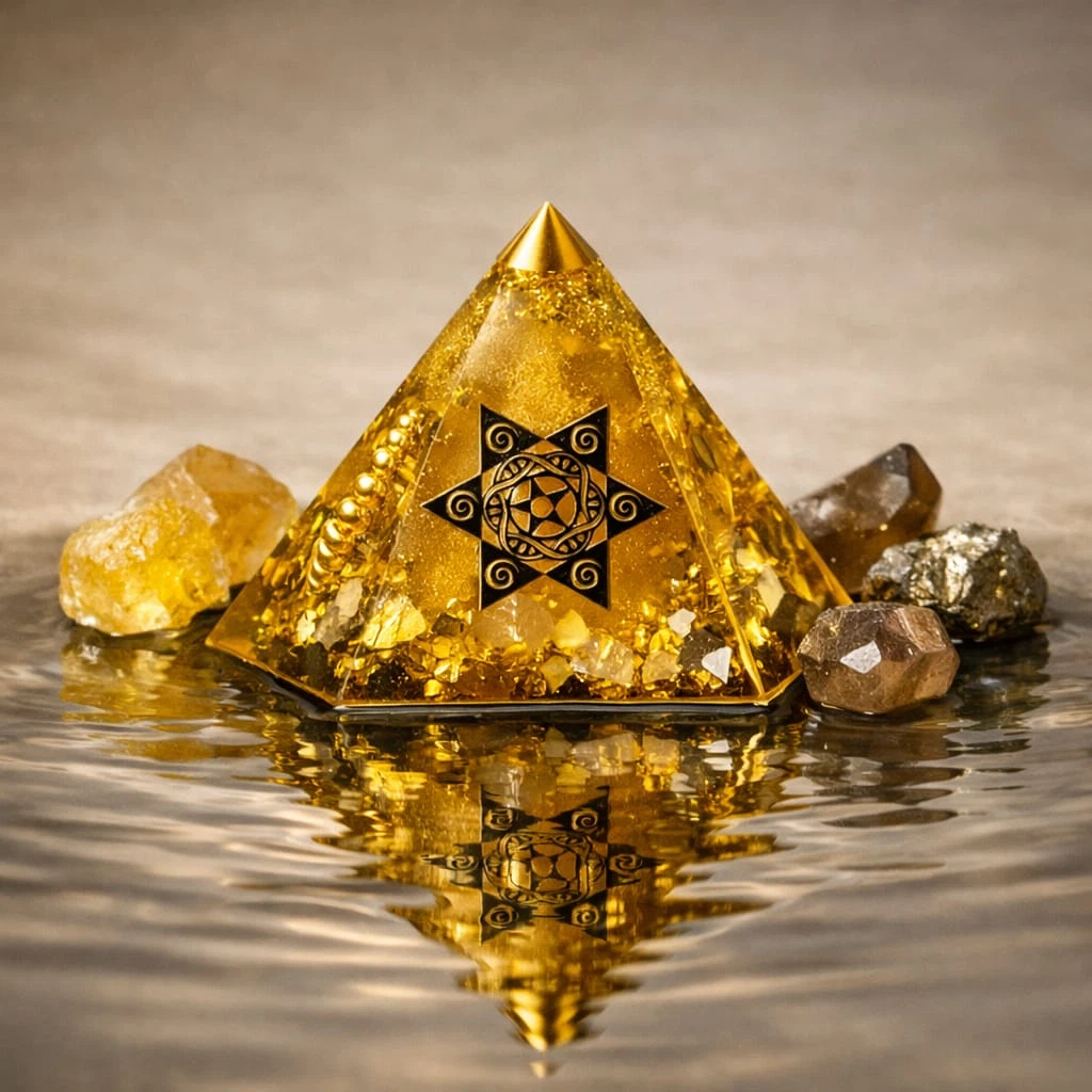 Pirâmide Força Interior — 5×5×5 cm